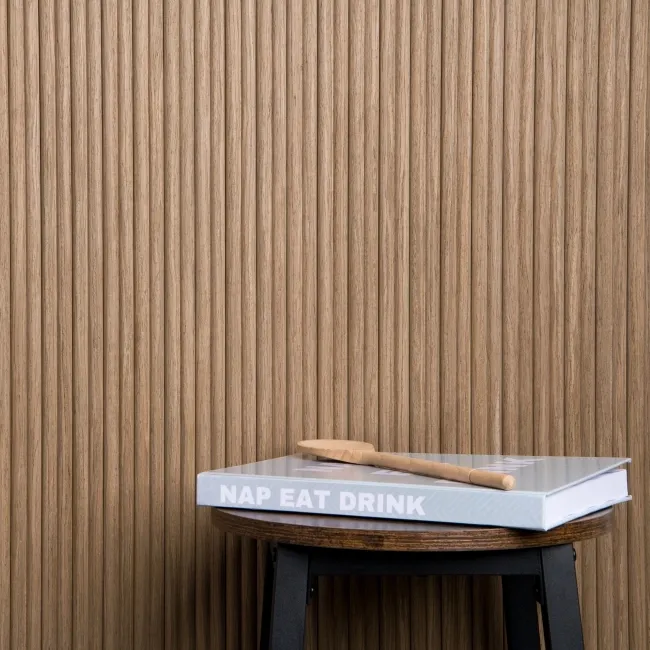 Trepanel Flex® Smoked Oak Flexible Wood Panels 1200x600