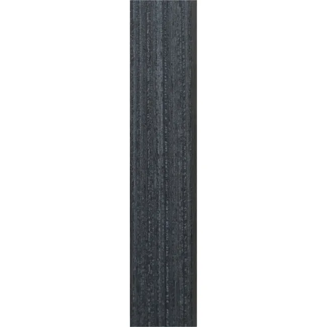 Trepanel® Black Wood Acoustic Panel Top Trim