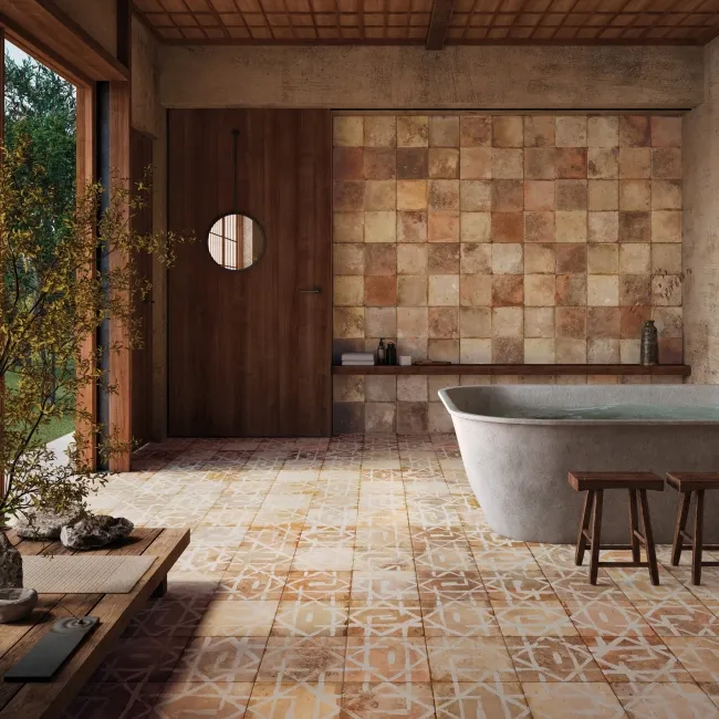 Allura Decor Terracotta Mixed Ceramic Wall and Floor Tiles