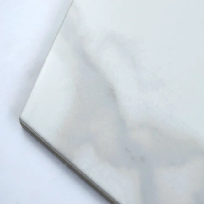 Voronoi White Marble Effect Hexagon Tiles