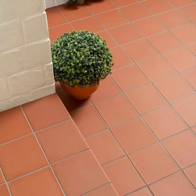 Aragon Flat Red Quarry Tiles