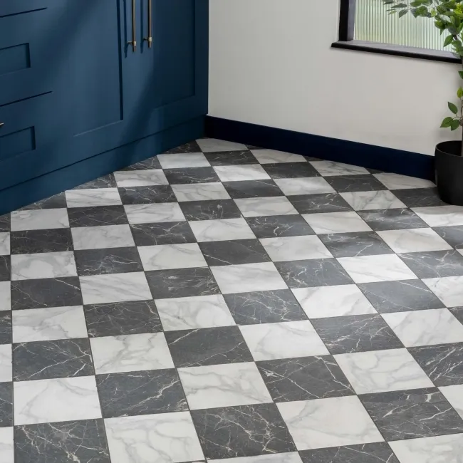 Camden White Marble Effect Wall and Floor Tiles