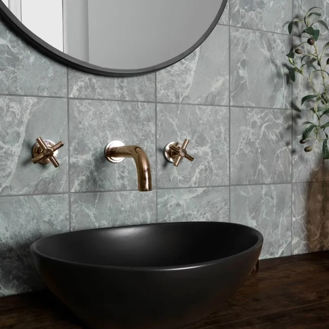 Camden Emerald Marble Effect Wall and Floor Tiles