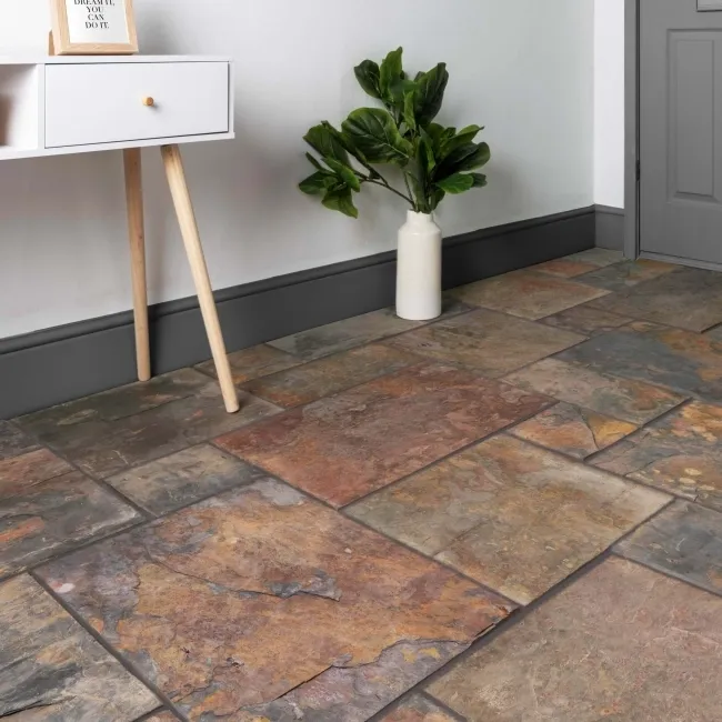 Country Farmhouse Mixed Multicolour Slate Tiles