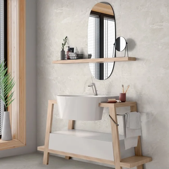 Savona Beige Stone Effect Porcelain Wall and Floor Tiles