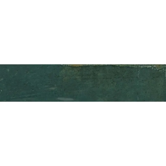 Faith Green Gloss Rustic Brick Effect Wall and Floor Tile