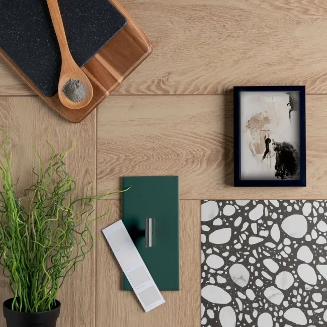 Friston Oak Wood Effect Porcelain Floor Tiles