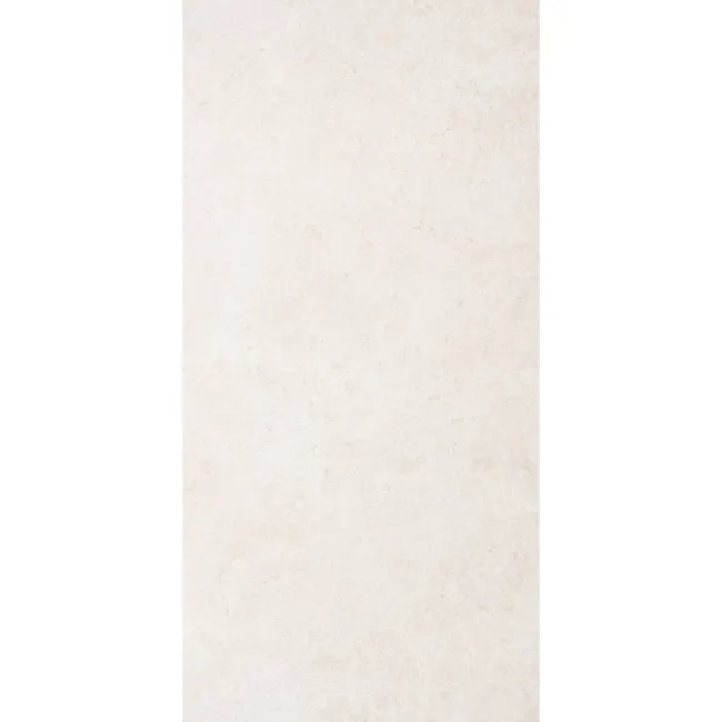 Fargo White Matt Stone Effect Anti Slip Wall and Floor Tiles 1200x600