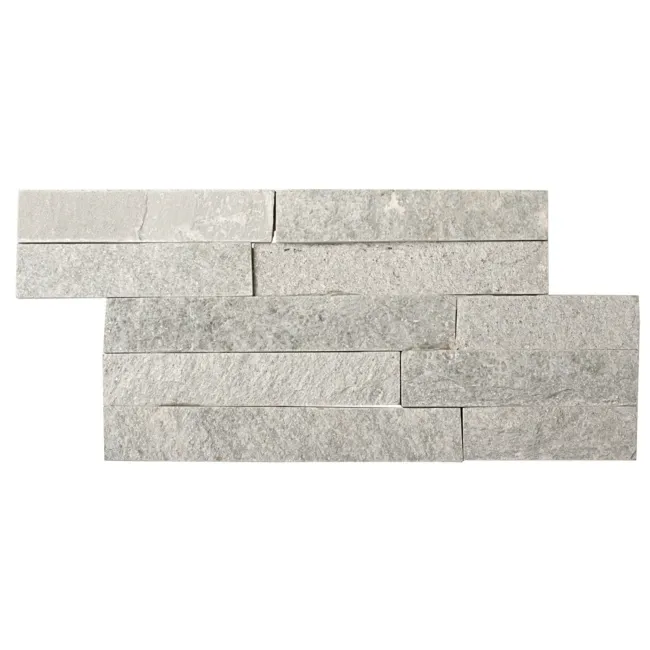 Ledgestone Ice White Split Face Slate 300x150 Tiles