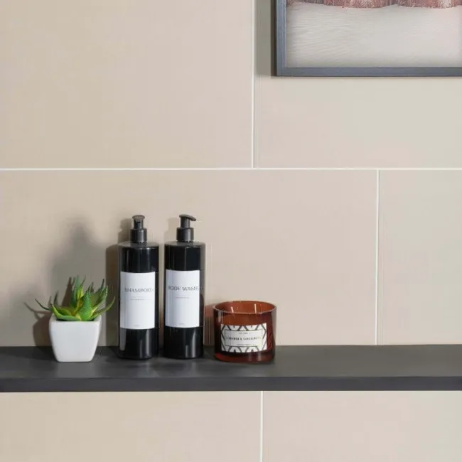 Lounge Matt Ivory Stone Effect 600x300mm Wall and Floor Tiles