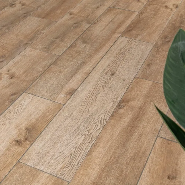 Madagascan Ipil Oak Wood Effect Porcelain Floor Tiles