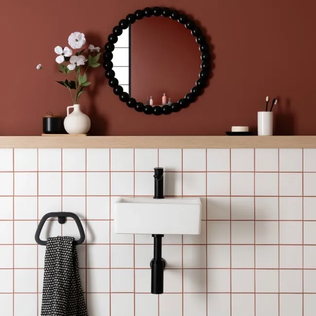 MonoEdge White Matt Ceramic Wall Tiles 100x100