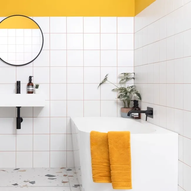 MonoEdge White Matt Ceramic Wall Tiles 200x200