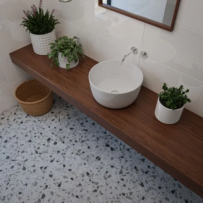 Lounge Polished Light Grey Stone Effect 300x600 Wall And Floor Tiles