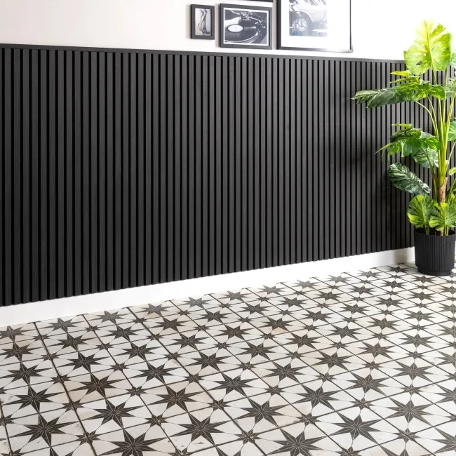 Scintilla Black Star Pattern Tiles