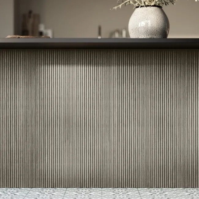 Trepanel Flex® Ash Grey Flexible Wood Panels 1200x600