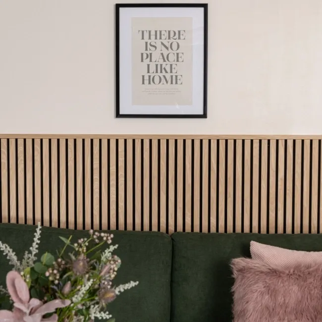 Trepanel® Oak Wood Acoustic Panel Top Trim