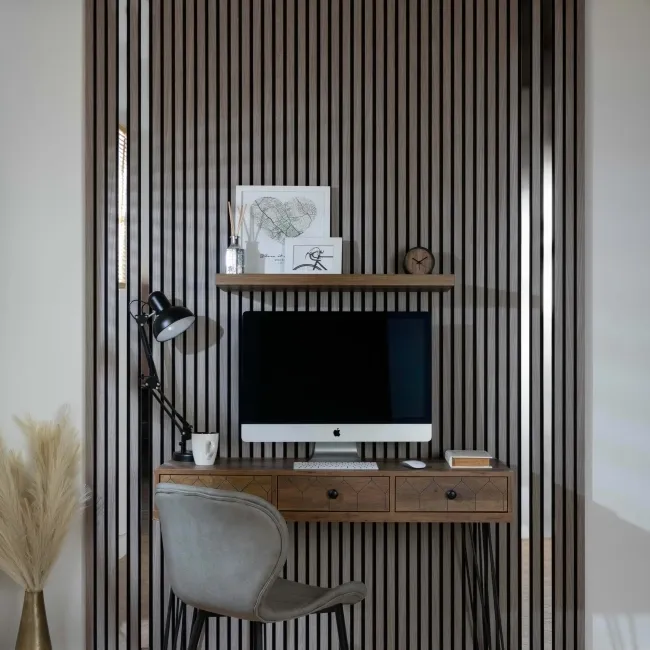 Trepanel® Stainless Steel Silver Decorative Acoustic Slat Cover