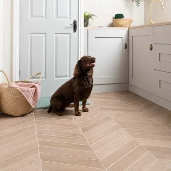 Bonsai Chevron Hazel Wood Effect Tiles