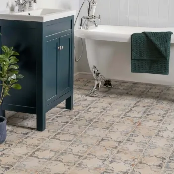 Vecchio Floreale Indigo Vintage Pattern Tiles