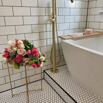 Flat Ceramic Chalk Farm Matt White Metro Tiles