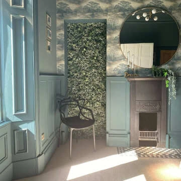 Churchill Snow & Midnight Chequer Mosaic Tiles