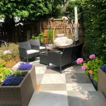 Icaria Light Grey Stone Effect 20mm Porcelain Paving Slabs