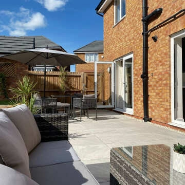 Icaria Light Grey Stone Effect 20mm Porcelain Paving Slabs