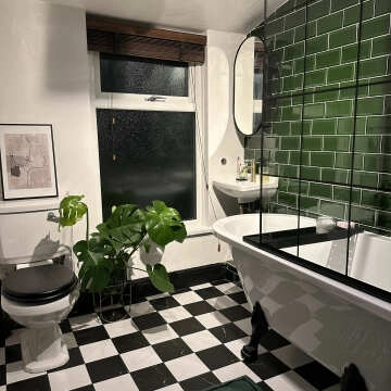 Victorian Gloss Green Metro Tiles