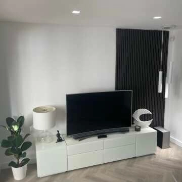 Trepanel® Noir Black Acoustic Wood Wall Panels