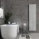Faith Grey Gloss Rustic Brick Effect Wall and Floor Tile