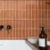 Hamlet Orange Gloss Brick Wall and Floor Tiles