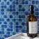 Pixel Ocean Dark Blue Blend Mosaic Tiles 25x25