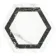Venato Hexagon Dark Grey Marble Effect Porcelain Tiles