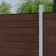 LuxeLine® Walnut Composite Fence Panel for Own Post 6ft