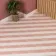 Zebra Pink and White Patterned Matt Striped Wall and Floor Tiles