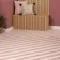 Zebra Pink and White Patterned Matt Striped Wall and Floor Tiles