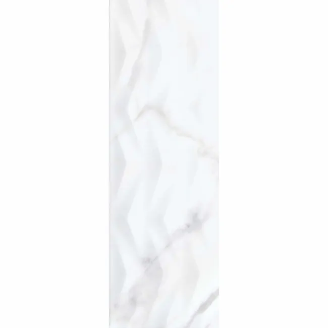 Ambience White Matt Wavy Marble Effect Wall Tiles