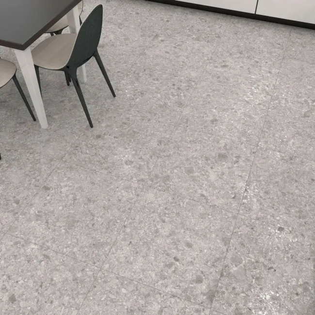 Ceppo Grey Matt Terrazzo Effect Wall and Floor Tiles