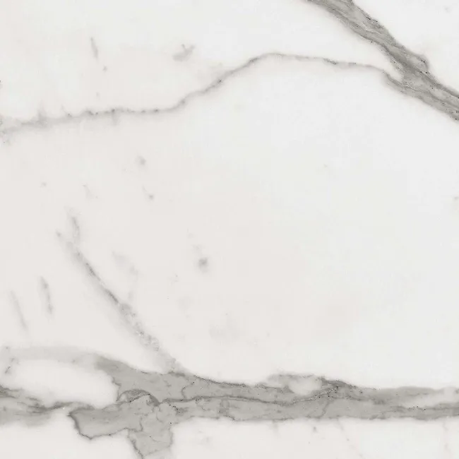 Cappella Polished White Carrara Marble Effect 75x75 Tiles