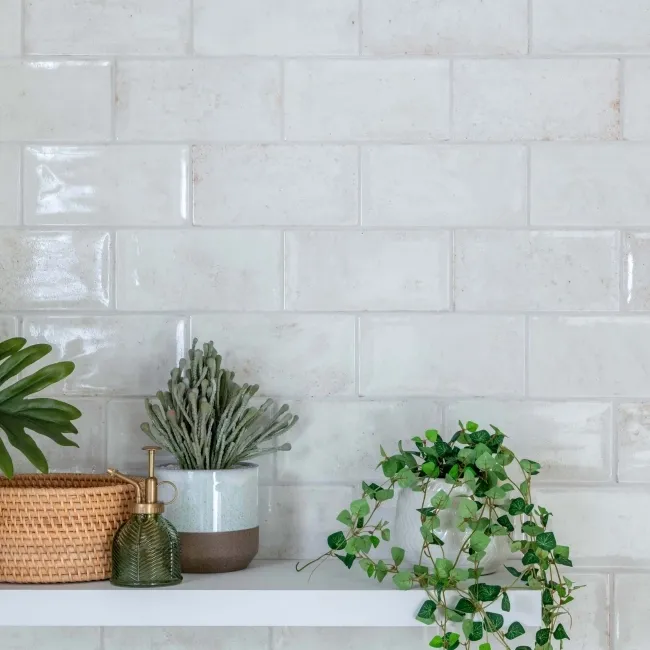 Farringdon White Gloss Metro Wall Tiles