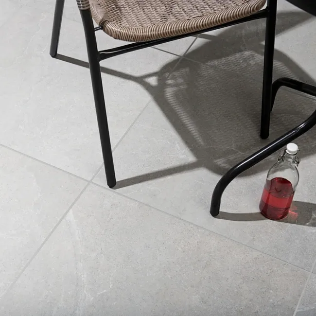 Clifton Light Grey Stone Effect 20mm Porcelain Paving Slabs