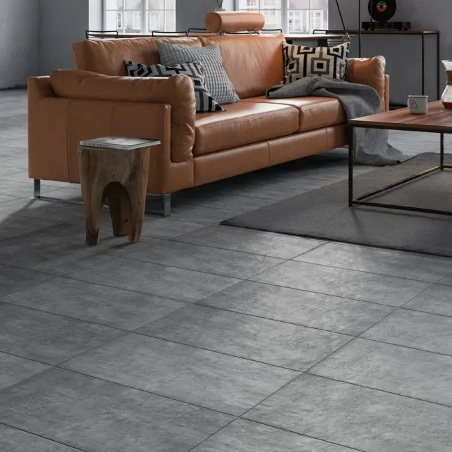 Courtyard Matt Moonlight Grey Orchid Slate Effect Tiles