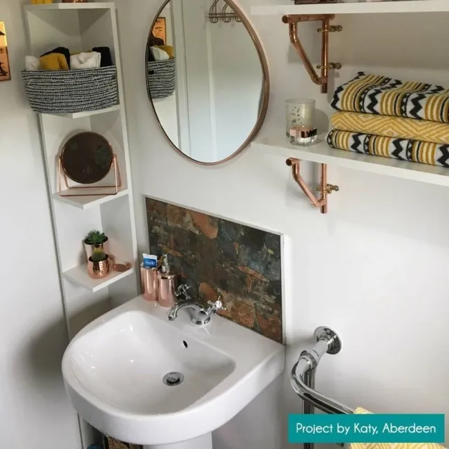 Cusco Dry Stacked Grey and Brown Slate Stone Effect Tiles