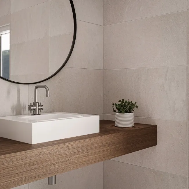 Hadlow Silver Matt Slate Effect Wall And Floor Tiles