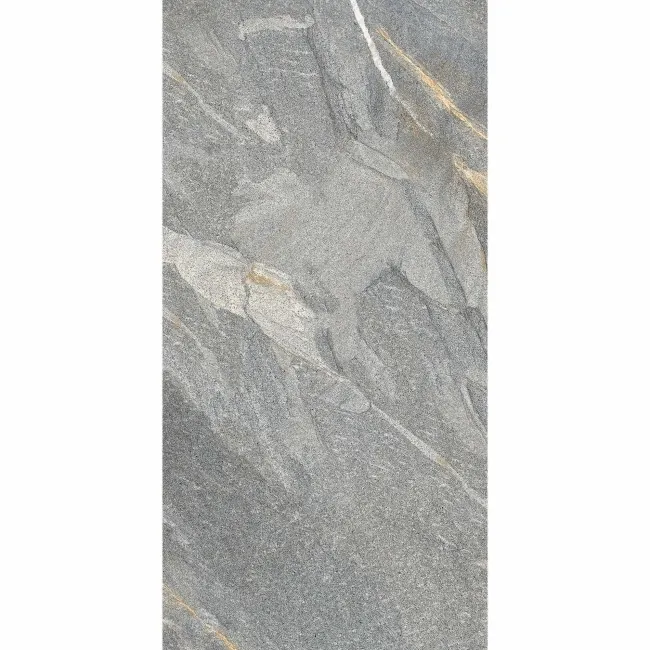 Devoke Grey Matt Stone Effect Wall and Floor Tiles 597x297