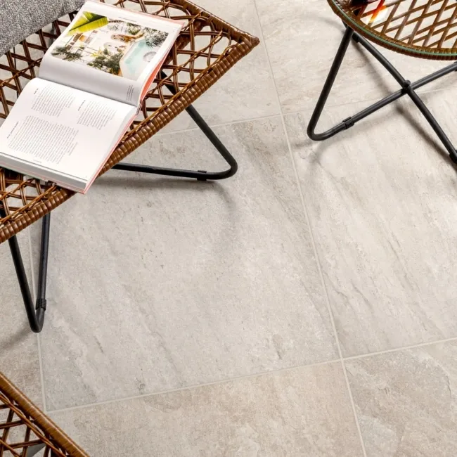 Icaria Beige Stone Effect 20mm Porcelain Paving Slabs