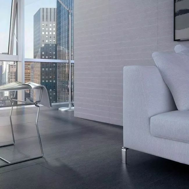 Infinity Grey Glazed Stone Effect Porcelain Tiles 600x600