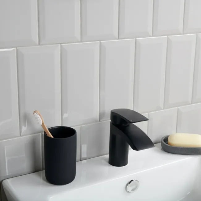 Jubilee Ceramic Grey Gloss Metro Wall Tiles