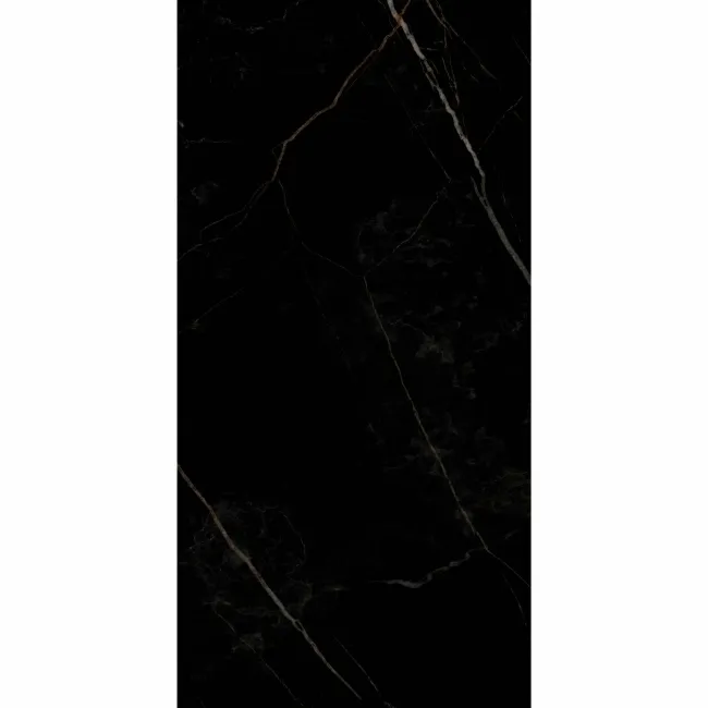 Royal Black Marble Effect Gloss Walls and Floor Tiles